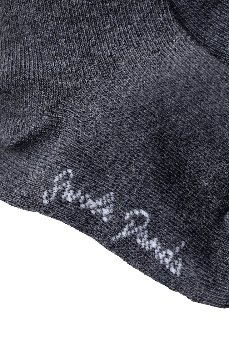 Swole Panda Kids Bamboo Grey Socks-Kids-Ohh! By Gum - Shop Sustainable