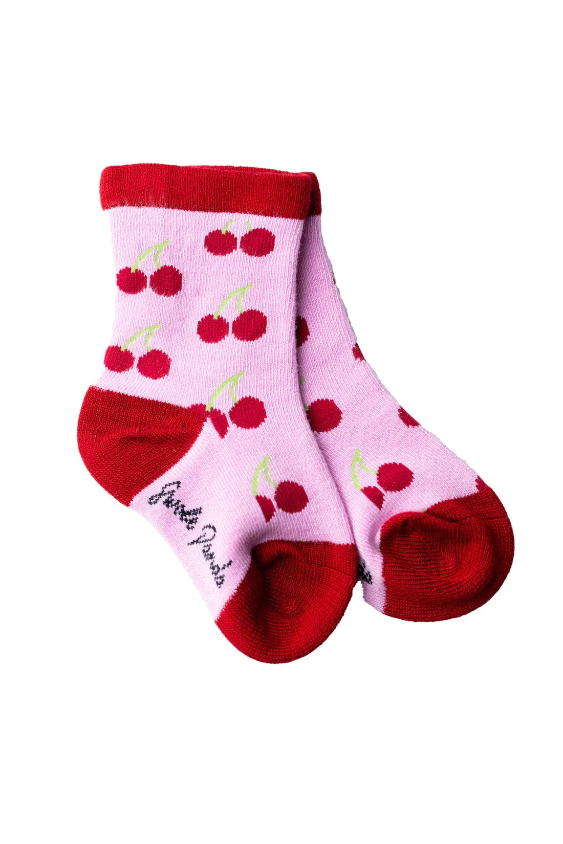Swole Panda Kids Cherry Bamboo Socks-Kids-Ohh! By Gum - Shop Sustainable