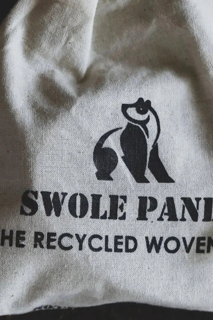 Swole Panda Navy / Beige Zigzag Woven Belt-Womens-Ohh! By Gum - Shop Sustainable