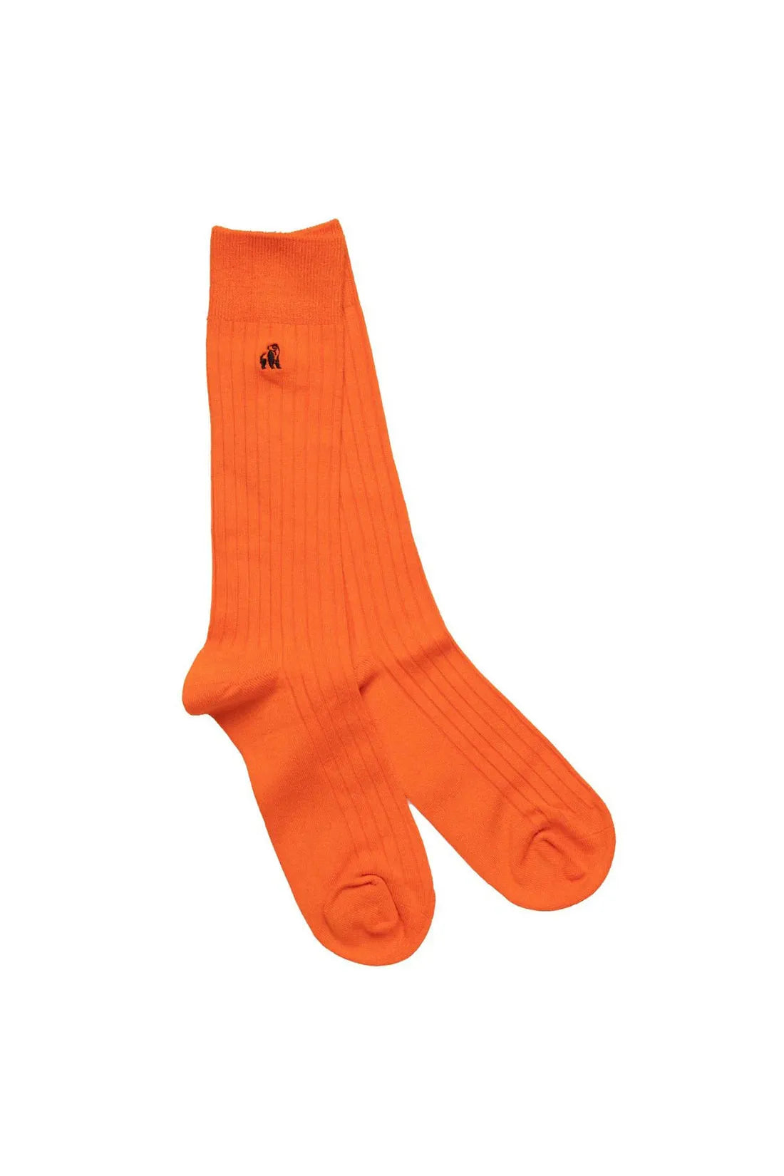 Swole Panda Tangerine Orange Socks