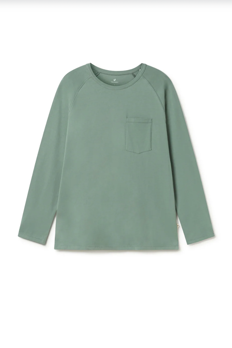 TWOTHIRDS Mitkof Top - Soft Green-Mens-Ohh! By Gum - Shop Sustainable