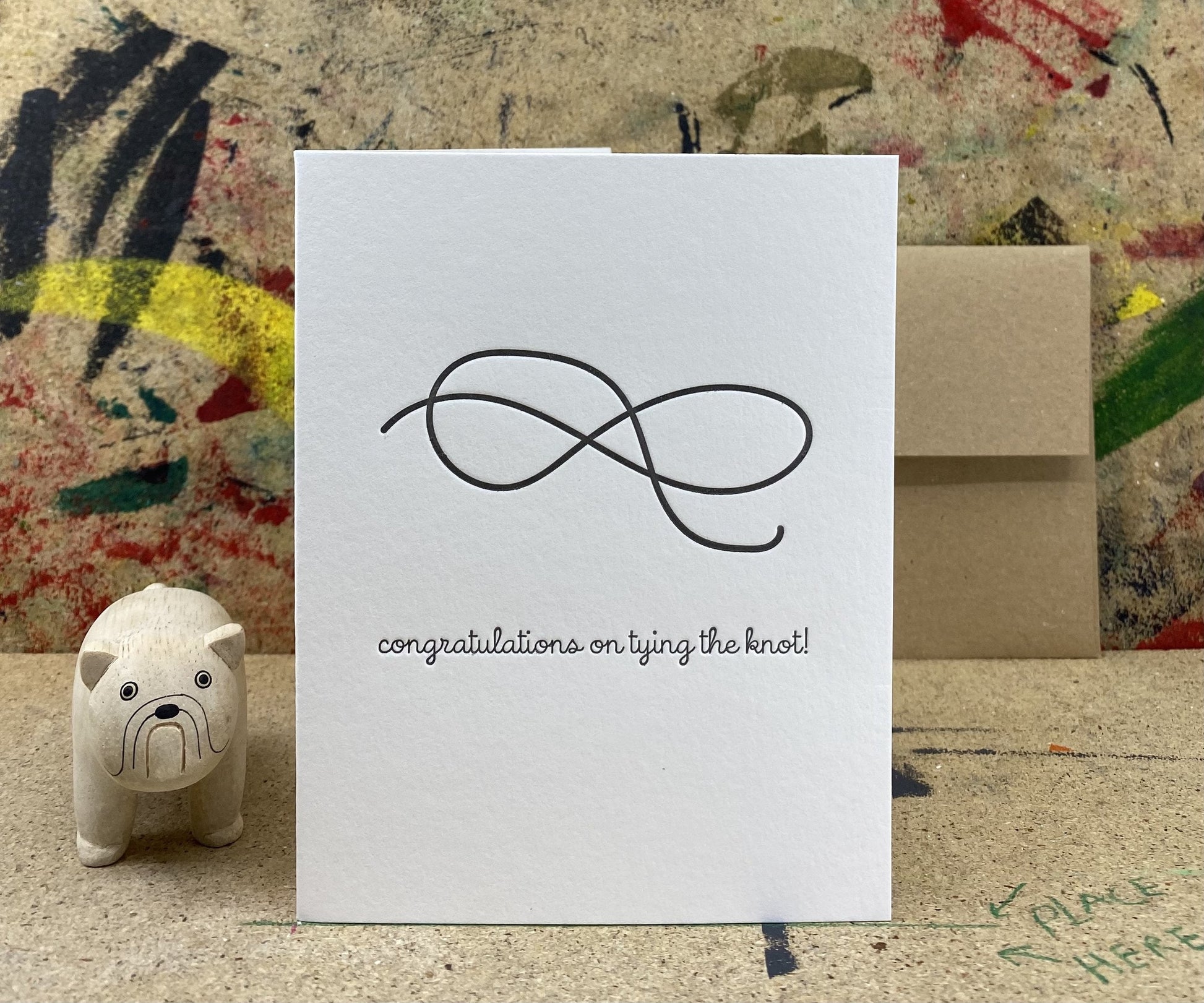 The Pear in Paper Congratulations On Tying The Knot-Anniversary-Ohh! By Gum - Shop Sustainable
