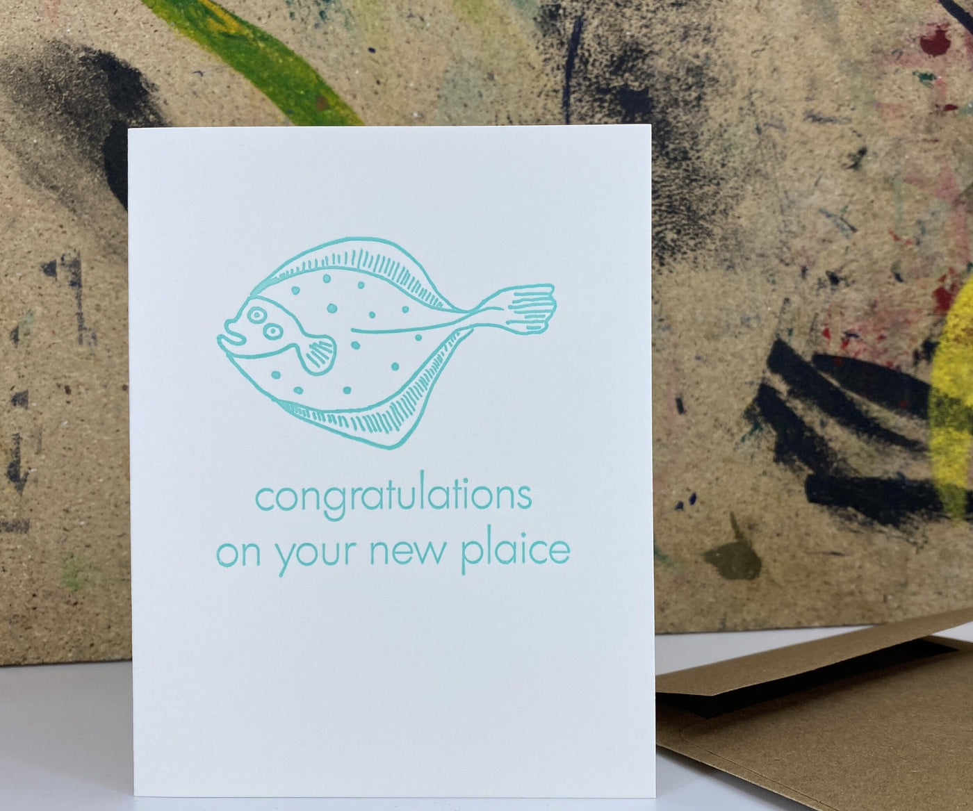 The Pear in Paper Congratulations on your new plaice-stationery-Ohh! By Gum - Shop Sustainable