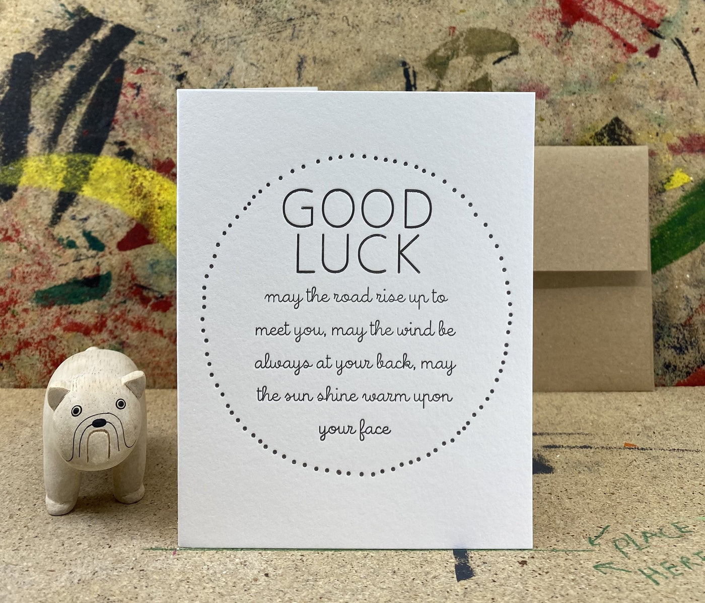 The Pear in Paper Good luck - letterpress-stationery-Ohh! By Gum - Shop Sustainable