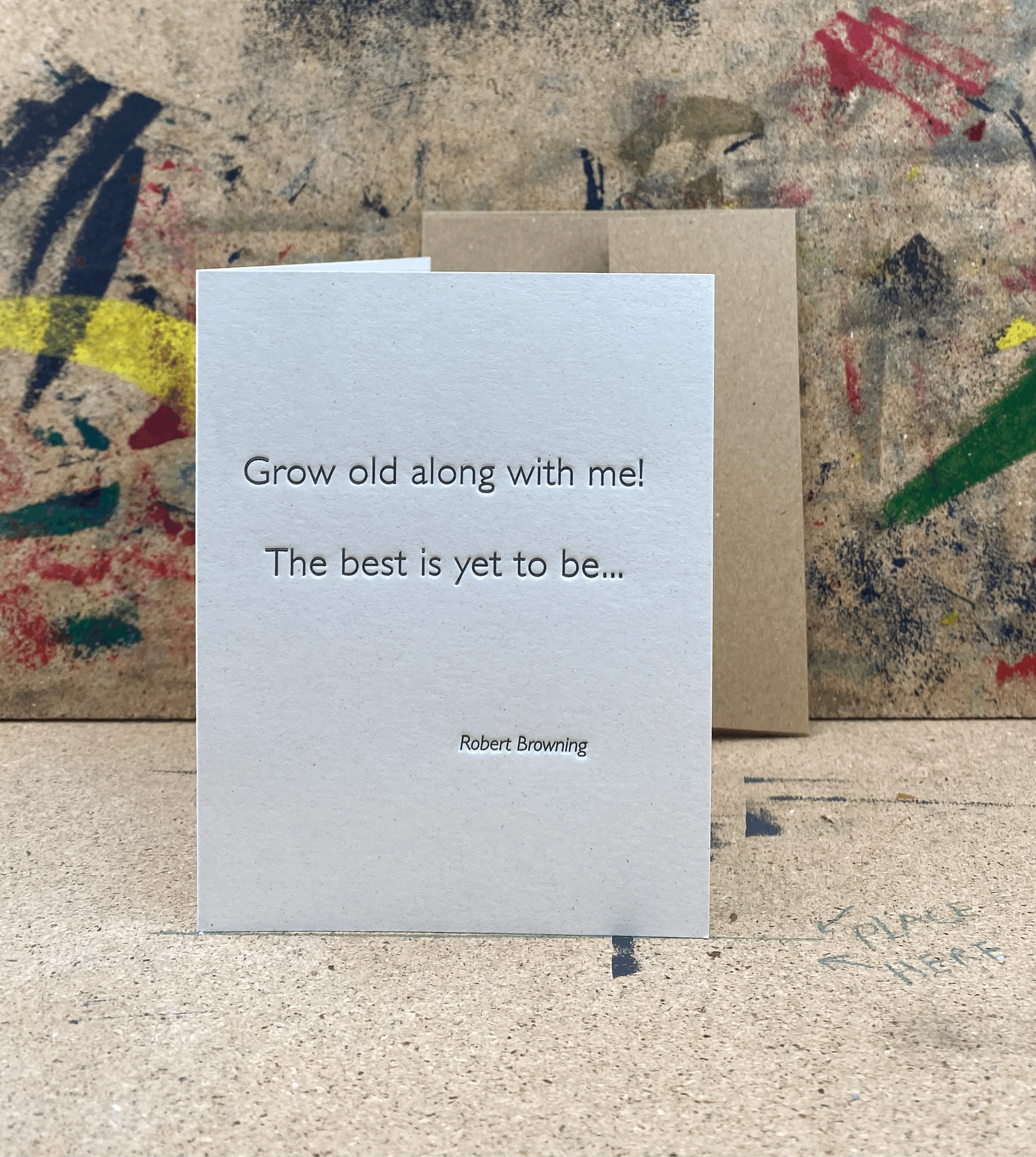 The Pear in Paper Grow Old Along With Me-Blank-Ohh! By Gum - Shop Sustainable