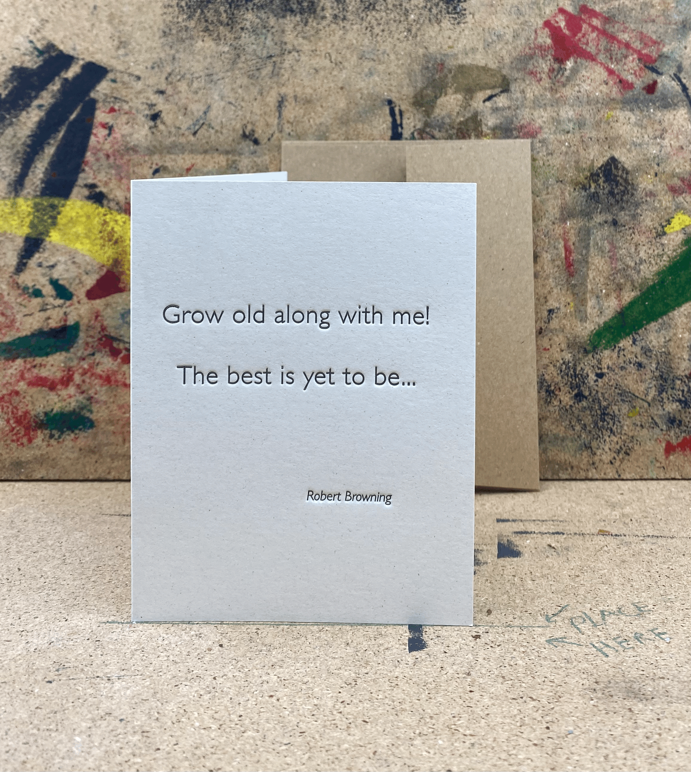 The Pear in Paper Grow Old Along With Me-Blank-Ohh! By Gum - Shop Sustainable