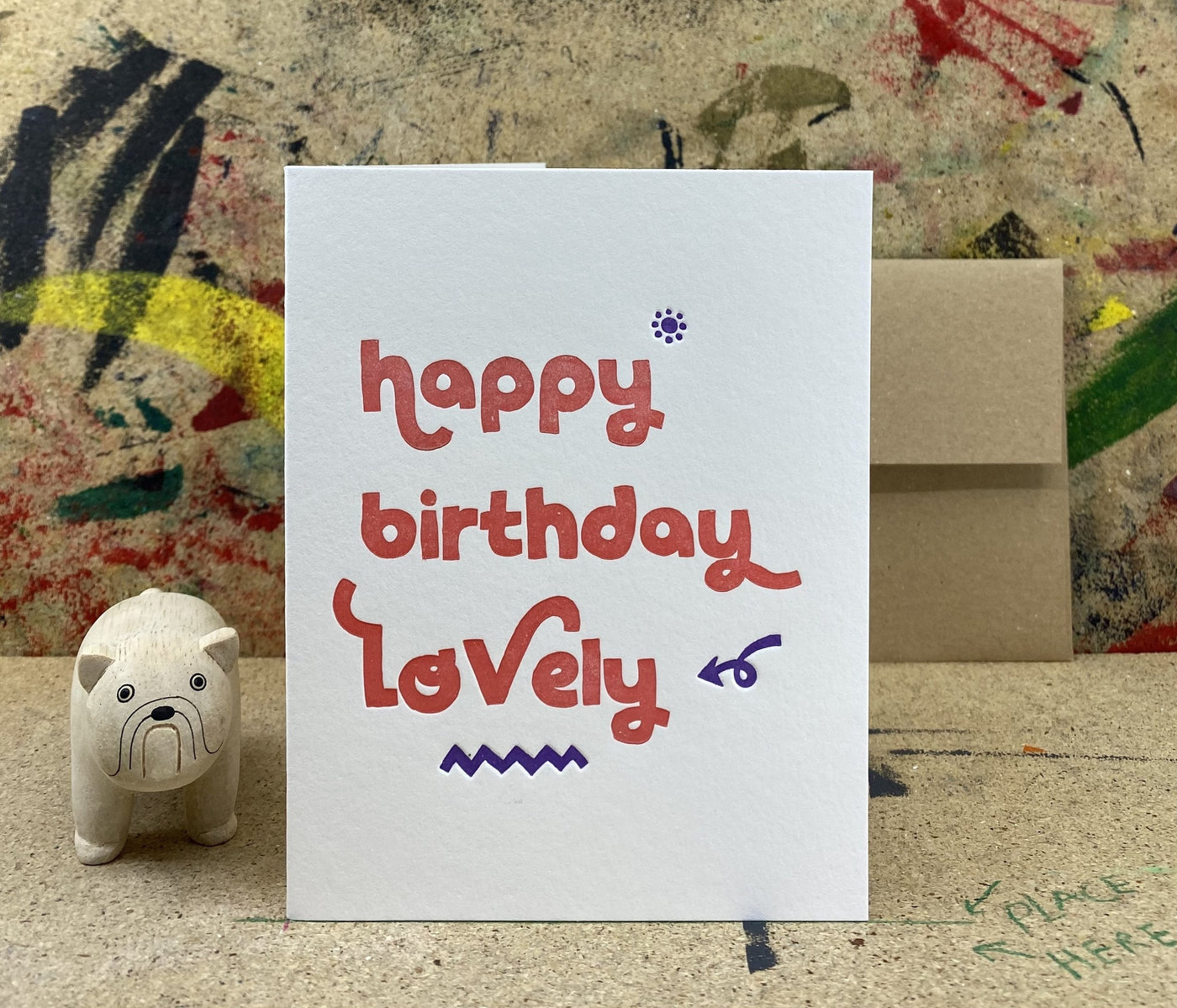 The Pear in Paper Happy Birthday Lovely-stationery-Ohh! By Gum - Shop Sustainable