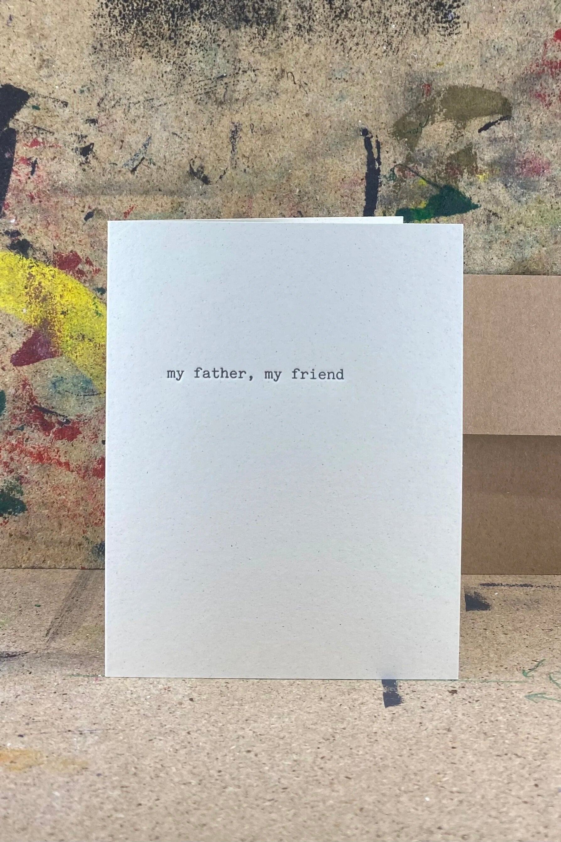 The Pear in Paper My Father, My Friend