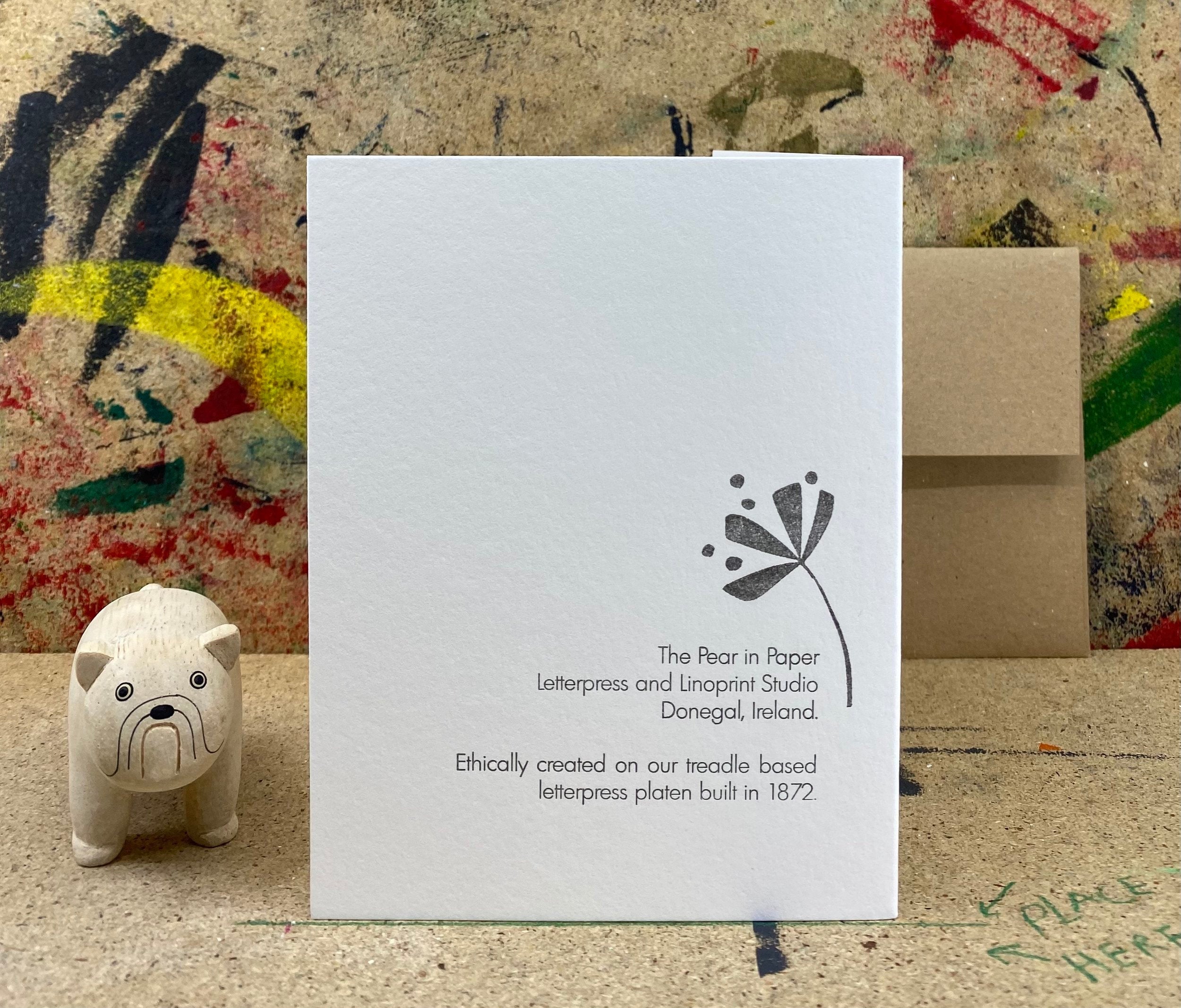 The Pear in Paper Oscar Wilde Quote-Blank-Ohh! By Gum - Shop Sustainable
