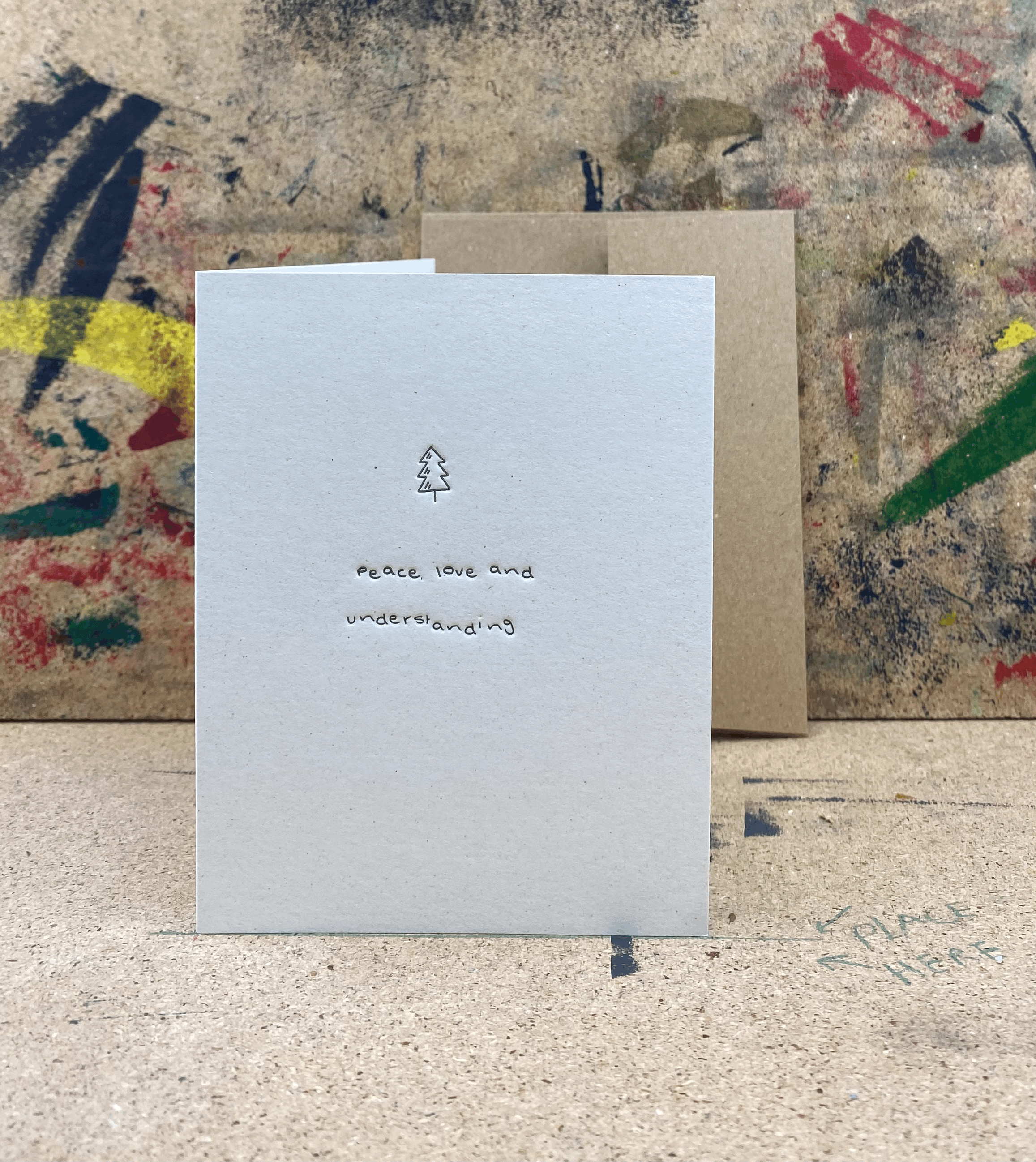The Pear in Paper Peace Love And Understanding-Anniversary-Ohh! By Gum - Shop Sustainable