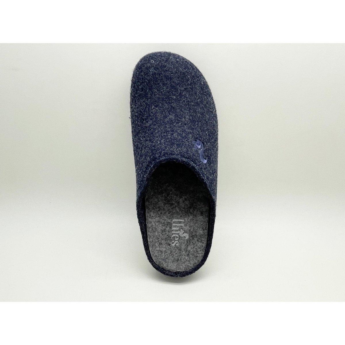 Thies 1856 ® Recycled PET Slipper Vegan Dark Navy