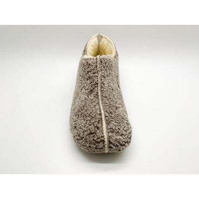 Thies 1856 ® Organic Teddy Slipper Boots Vegan Taupe