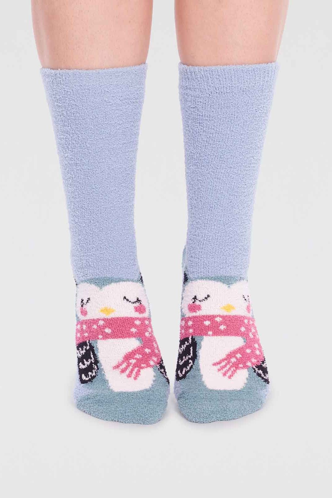 Thought Billie Recycled Polyester Animal Fluffy Sock-Womens-Ohh! By Gum - Shop Sustainable