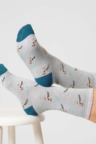 Thought Bird Organic Cotton Socks-Womens-Ohh! By Gum - Shop Sustainable