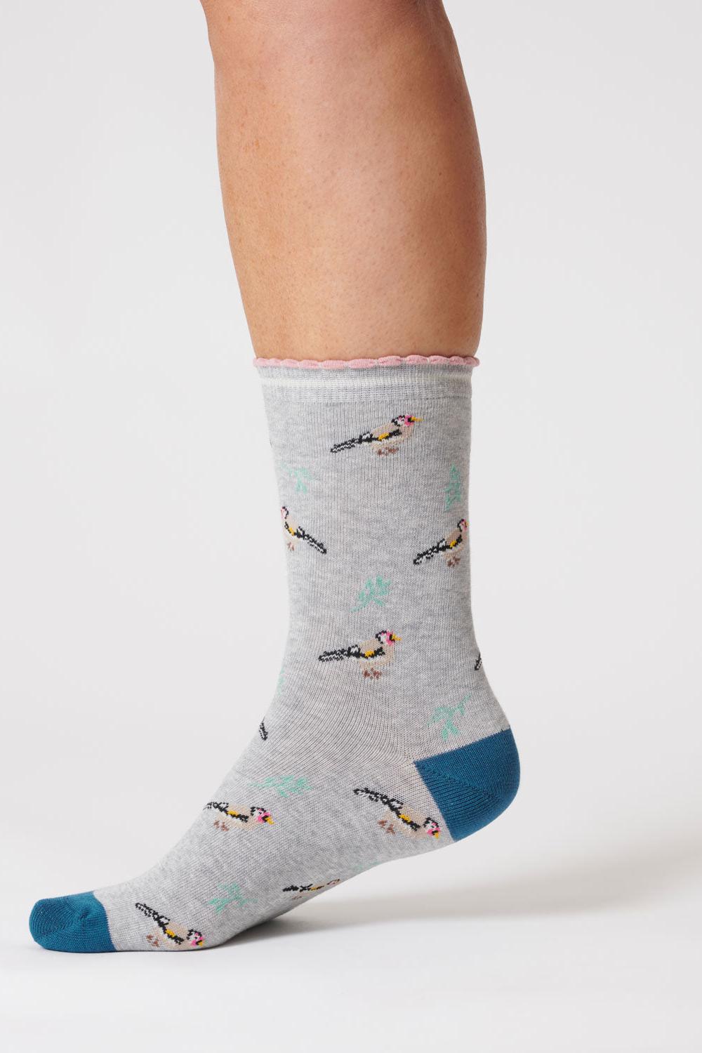 Thought Bird Organic Cotton Socks-Womens-Ohh! By Gum - Shop Sustainable