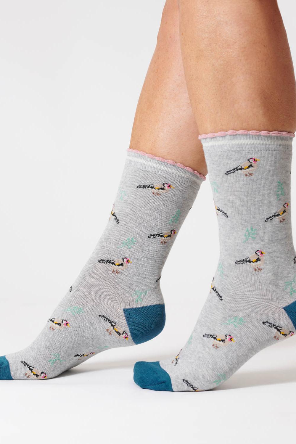 Thought Bird Organic Cotton Socks-Womens-Ohh! By Gum - Shop Sustainable