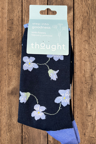 Thought Birth Flower Morning Glory Bamboo Socks-Womens-Ohh! By Gum - Shop Sustainable