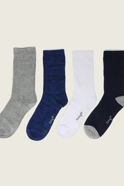 Thought Essential Variety Box of 4 Socks-Mens-Ohh! By Gum - Shop Sustainable