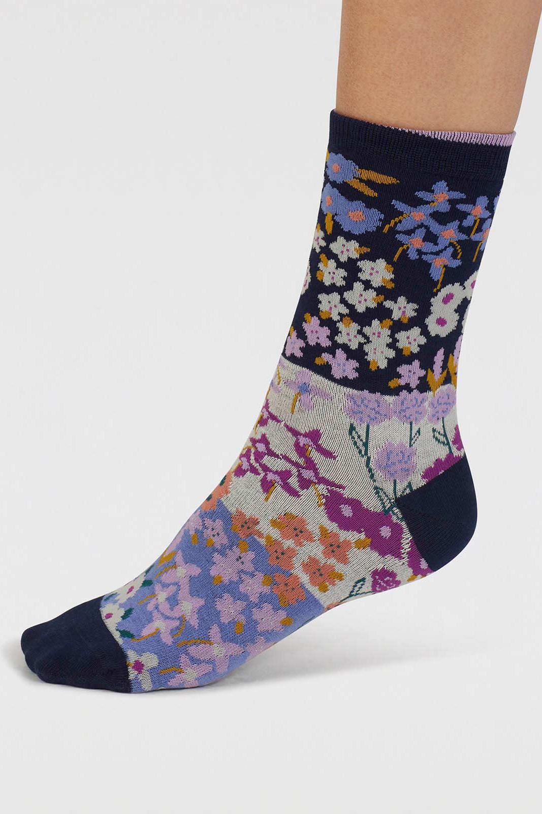 Thought Floral Box of 4 Organic Cotton Socks-Womens-Ohh! By Gum - Shop Sustainable