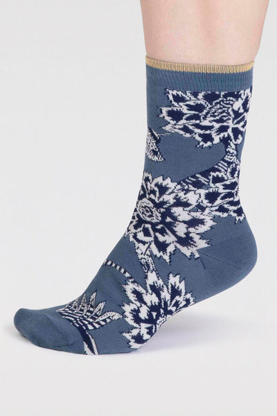 Thought Floral Box of 4 Organic Cotton Socks-Womens-Ohh! By Gum - Shop Sustainable