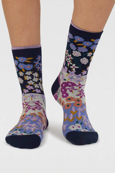 Thought Floral Box of 4 Organic Cotton Socks-Womens-Ohh! By Gum - Shop Sustainable