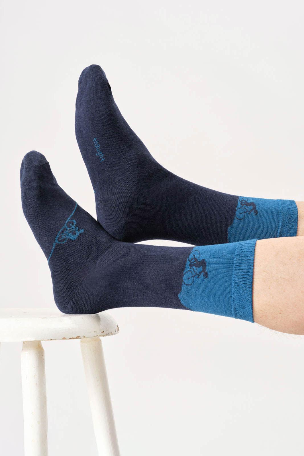 Thought Mens Mountain Biking Bamboo Gift Box Of 4 Socks