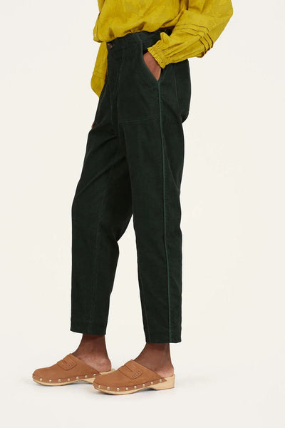 Thought Milou Organic Cotton Corduroy Trousers-Womens-Ohh! By Gum - Shop Sustainable