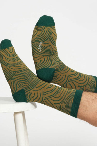 Thought Mountain Range Bamboo Gift Box of 4 Socks-Mens-Ohh! By Gum - Shop Sustainable