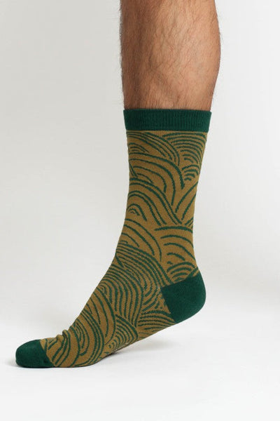 Thought Mountain Range Bamboo Gift Box of 4 Socks-Mens-Ohh! By Gum - Shop Sustainable