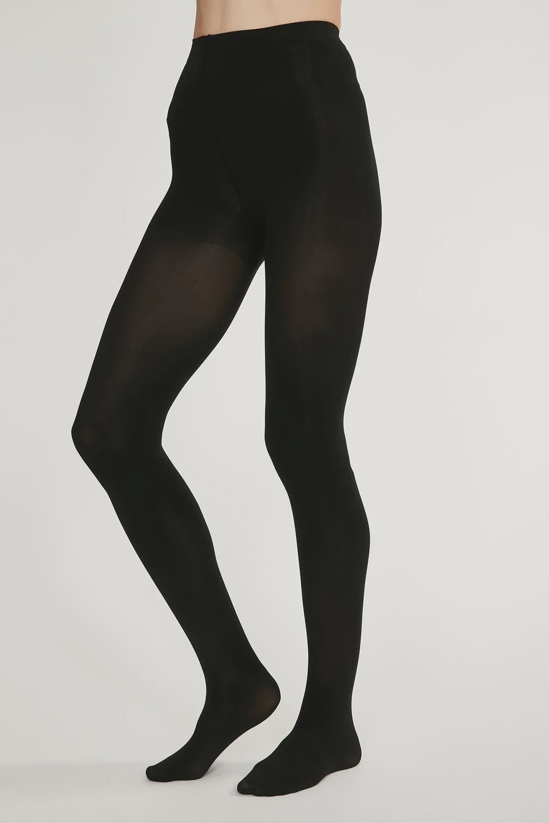 Thought Recycled Nylon Essential Plain Tights in Black-Womens-Ohh! By Gum - Shop Sustainable