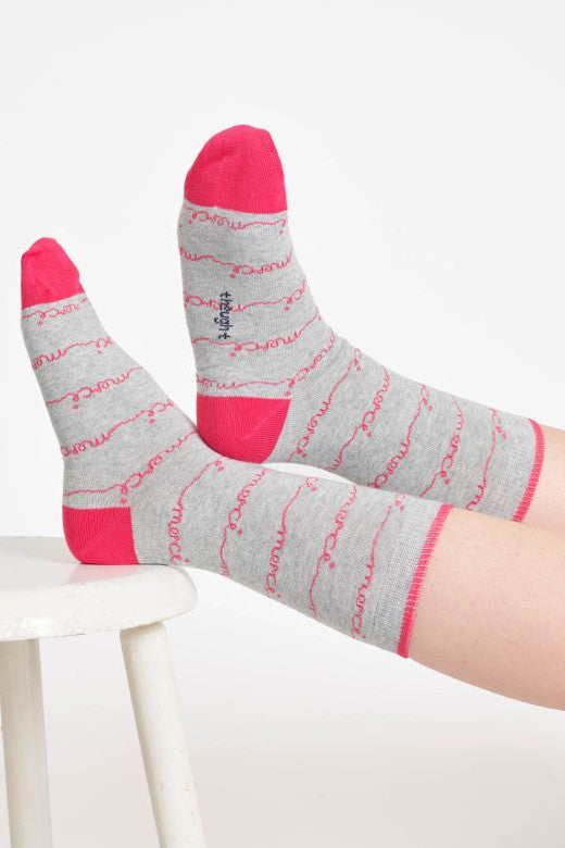 Thought Thank You Bamboo Gift Box of 3 Socks-Womens-Ohh! By Gum - Shop Sustainable