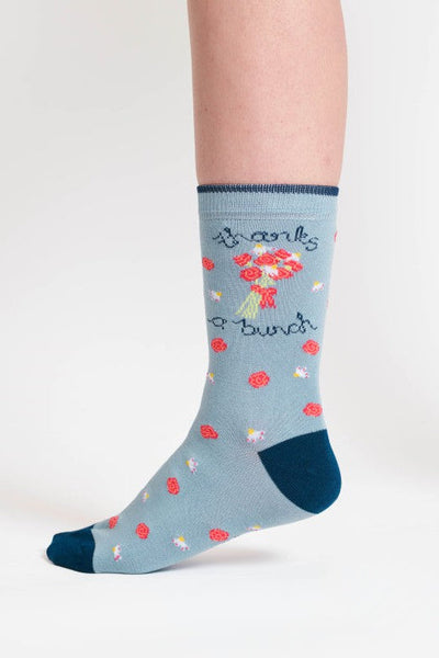 Thought Thank You Bamboo Gift Box of 3 Socks-Womens-Ohh! By Gum - Shop Sustainable