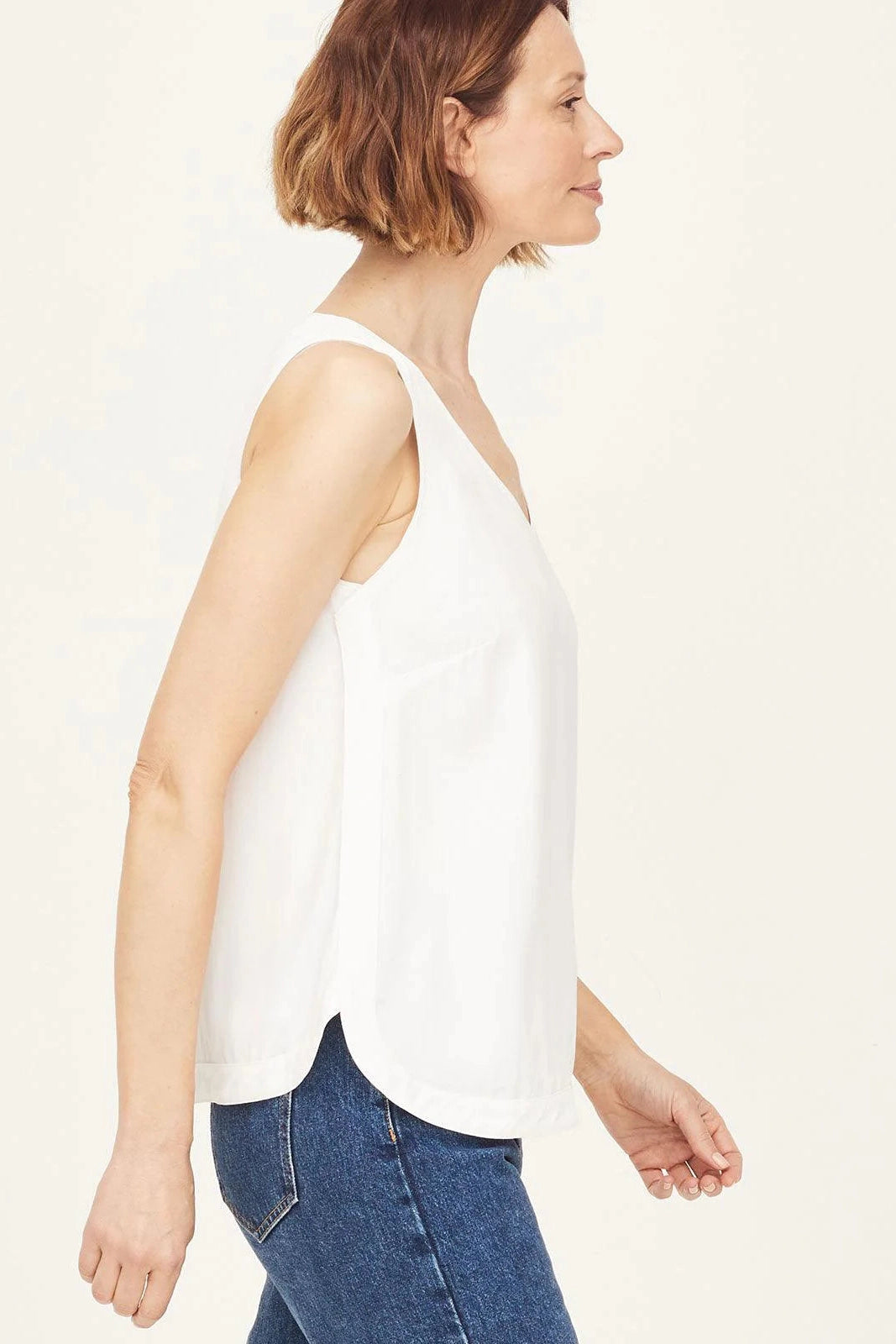Thought The Ultimate Modal Cami Top - White-Women-Ohh! By Gum - Shop Sustainable