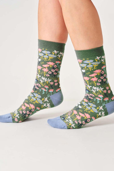 Thought Womens Florals Gift Box Of 4 Bamboo Socks