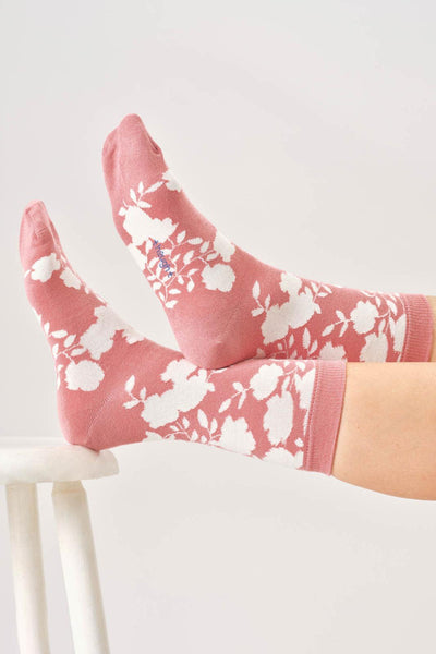 Thought Womens Florals Gift Box Of 4 Bamboo Socks