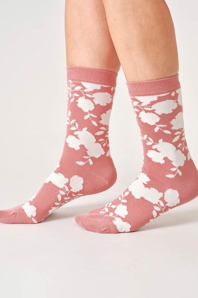 Thought Womens Florals Gift Box Of 4 Bamboo Socks