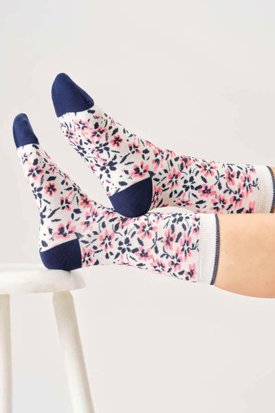 Thought Womens Florals Gift Box Of 4 Bamboo Socks