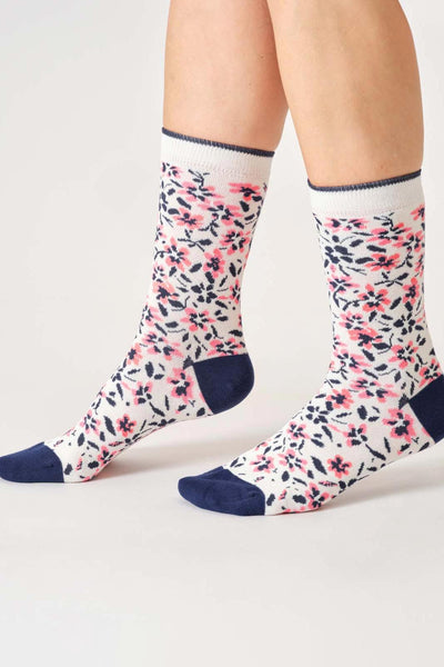 Thought Womens Florals Gift Box Of 4 Bamboo Socks