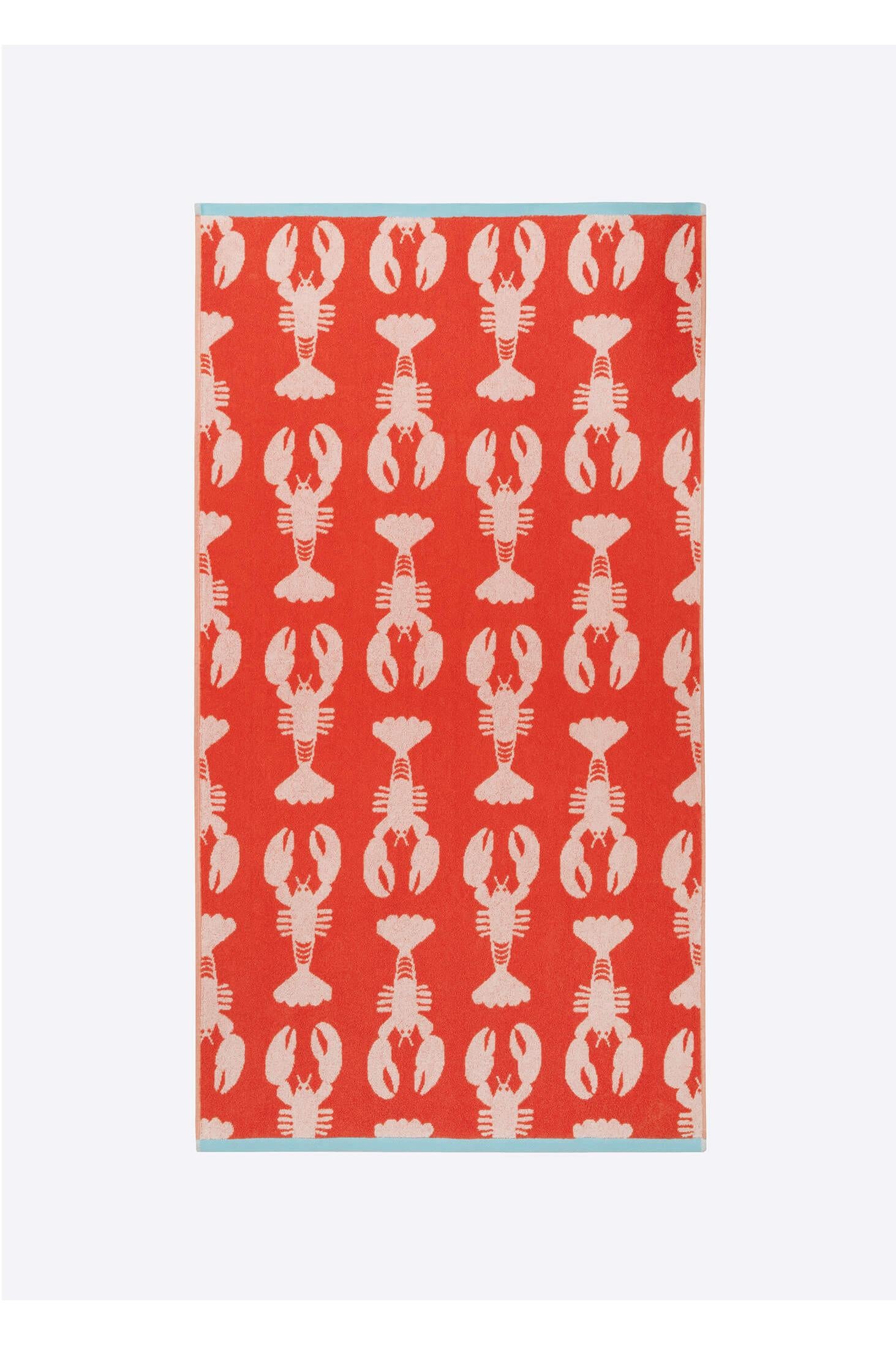 Anorak Lobsters Organic Cotton Towels