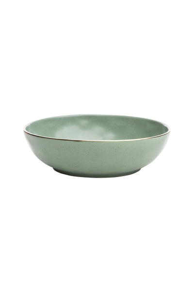 Tranquillo Classic Soap Dish in Olive with Gold Trim-Kitchenware-Ohh! By Gum - Shop Sustainable