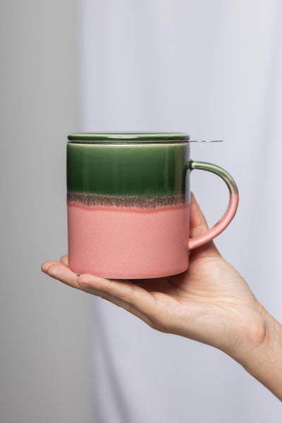 Tranquillo Cup with tea strainer INDUSTRIAL 410 ml-Homeware-Ohh! By Gum - Shop Sustainable