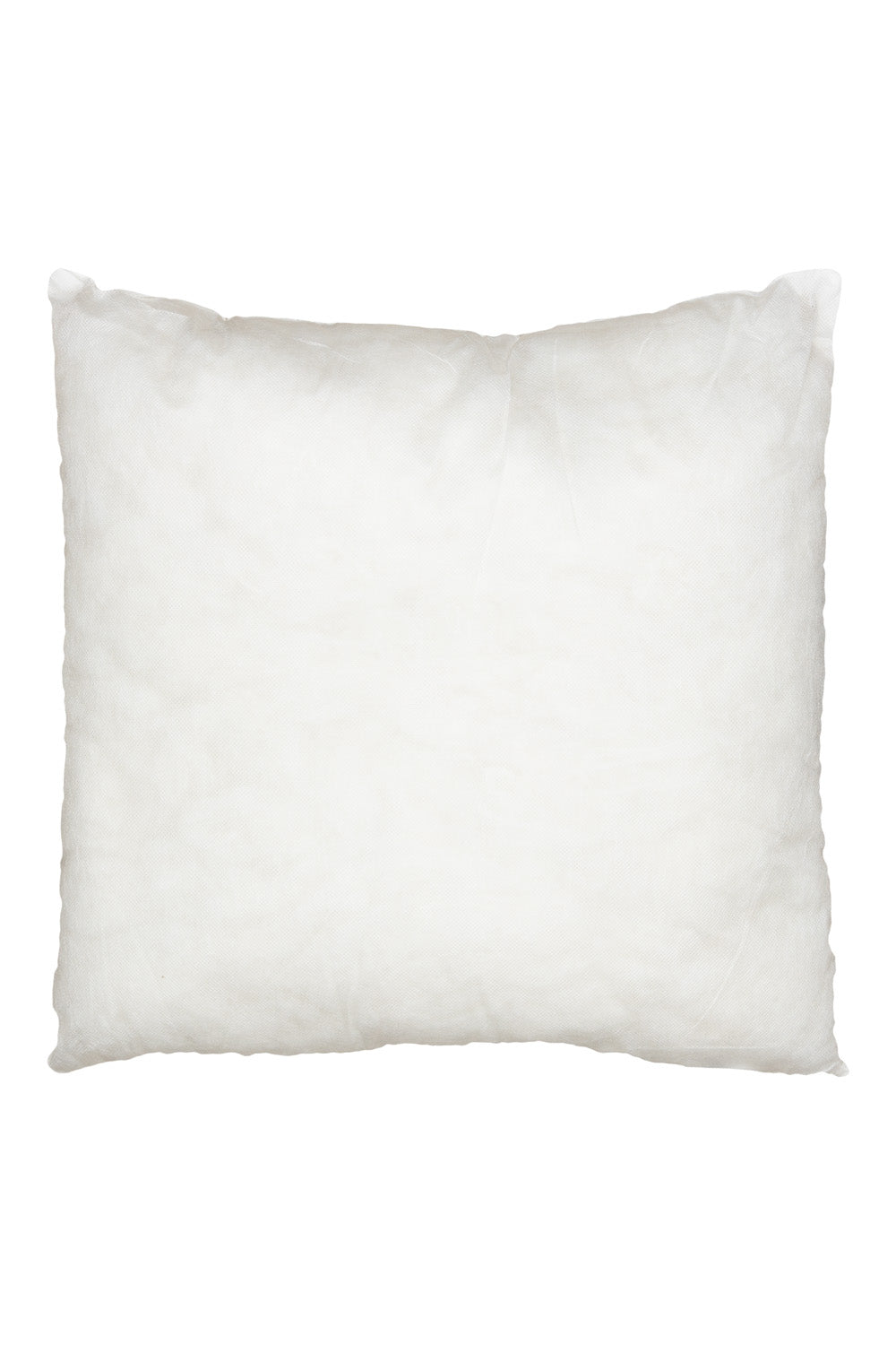 White cushion filler on a white background