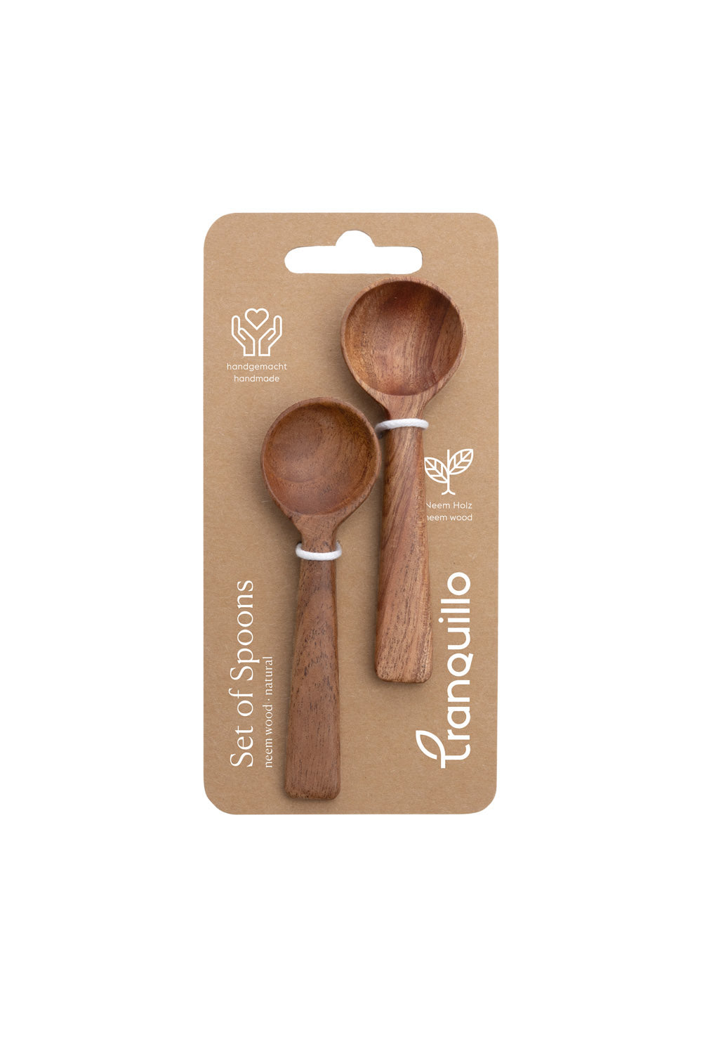 Tranquillo Set of spoons NATURAL NEEM-Homeware-Ohh! By Gum - Shop Sustainable