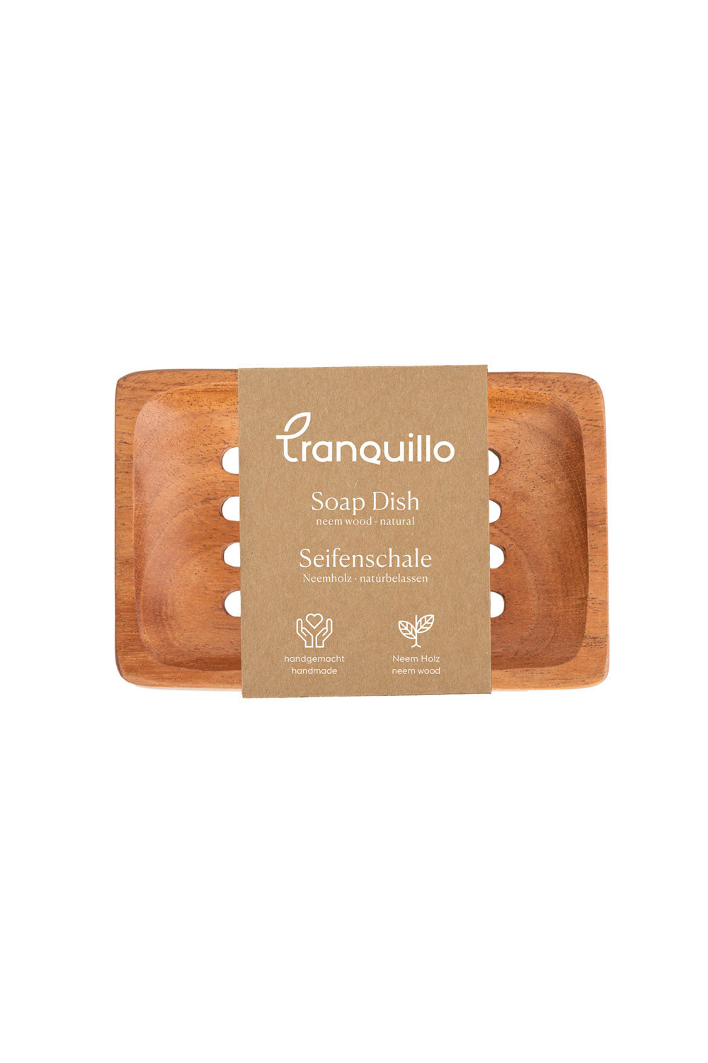 Tranquillo Soap dish NATURAL NEEM-Homeware-Ohh! By Gum - Shop Sustainable