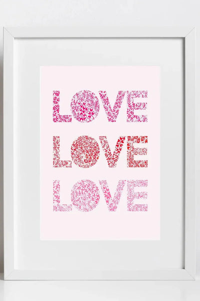 Una Heaney Designs Love Print