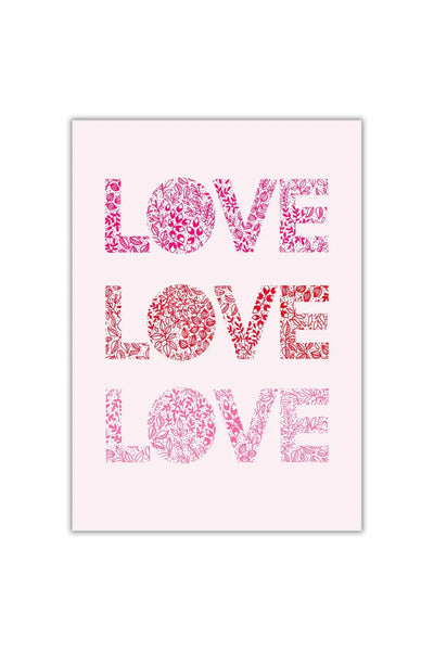 Una Heaney Designs Love Print
