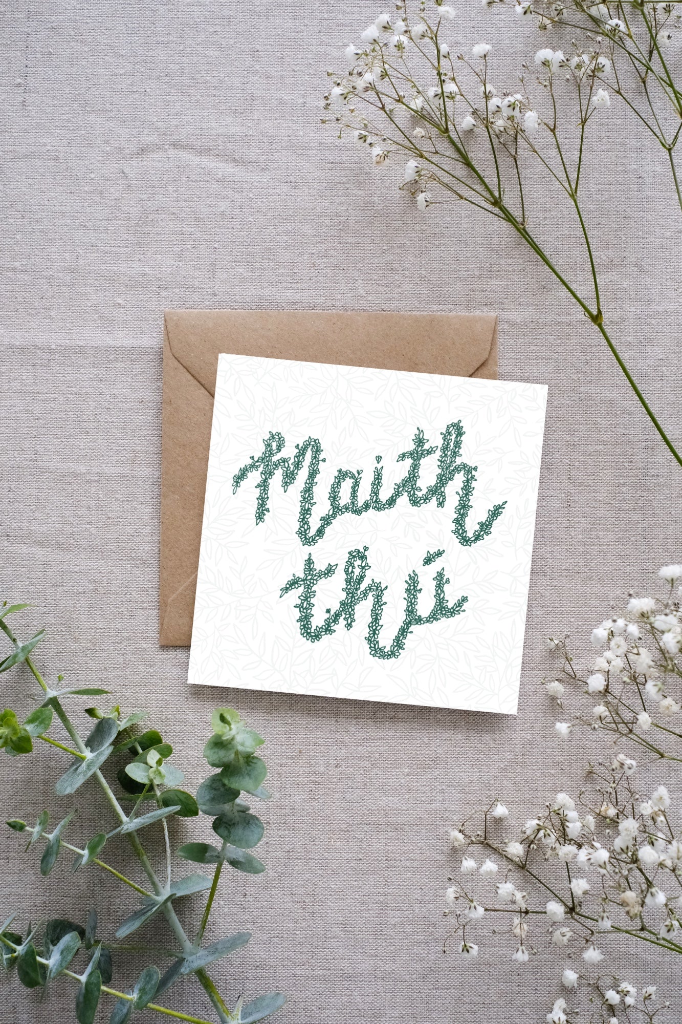 Una Heaney Designs Maith Thú Card