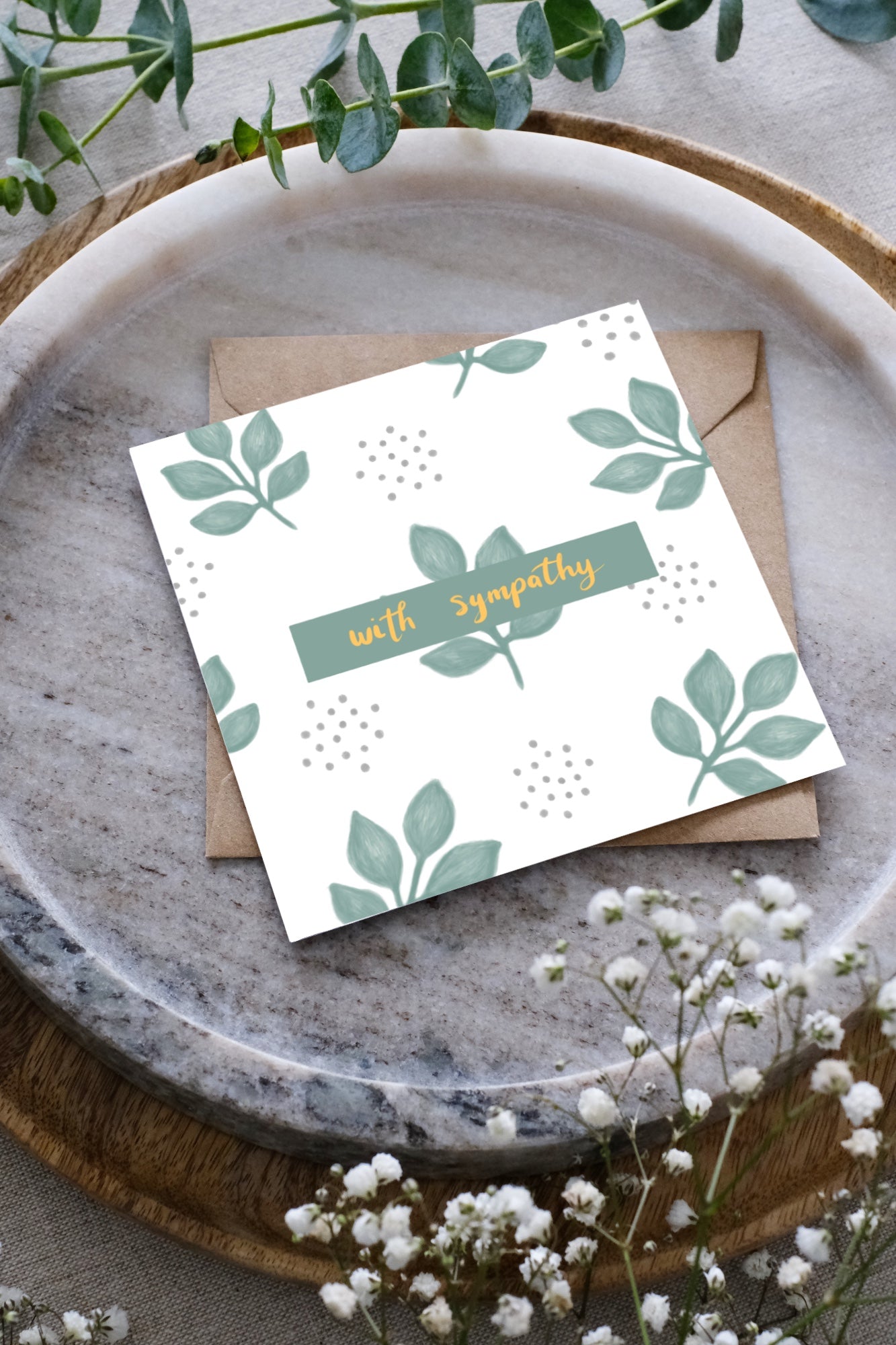 Una Heaney Designs With Sympathy Card