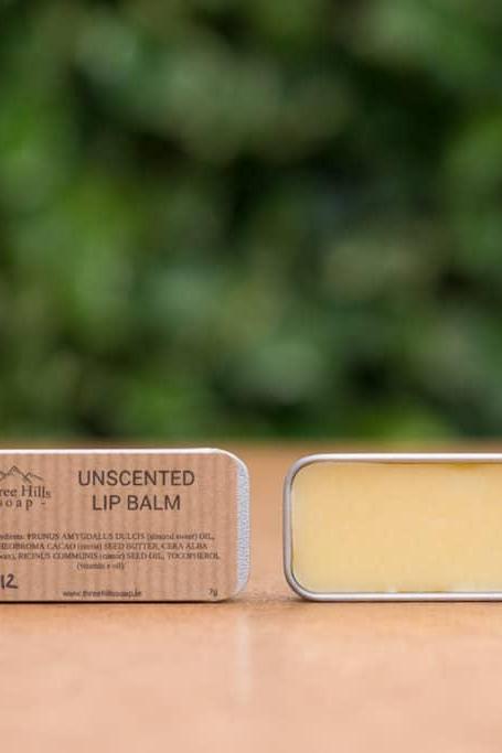 Three Hills Unscented Lip Balm