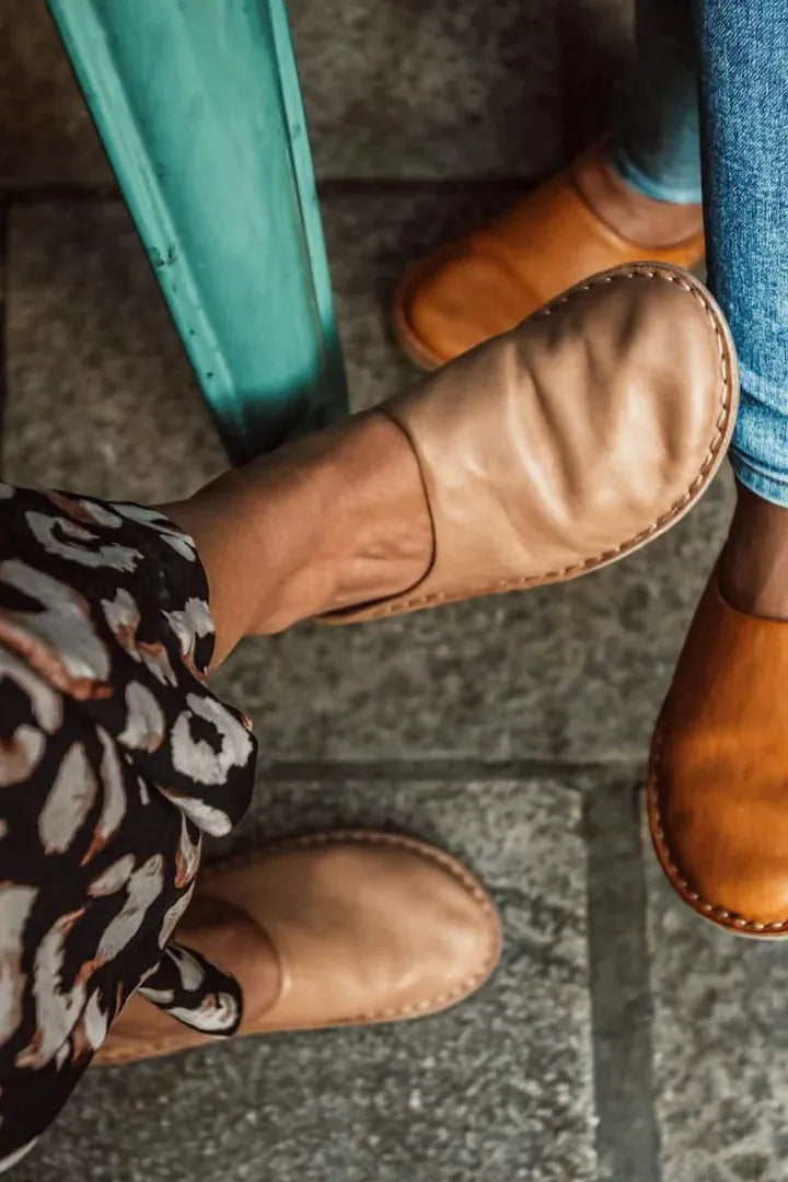 VIBAe ROMA Leather Fawn Tan